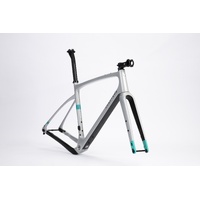 Chapter2 AO Disc Frameset - Silver + Matt (Hiriwa)