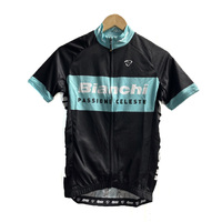 Bianchi Team Short Sleeve Jersey - Black/Celeste