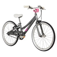 BYK E-450 Girls Bike - Charcoal/Neon Pink