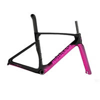 Winspace T1600 Aero Disc Brake Frameset - Black/Pink