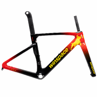 Winspace T1600 Aero Disc Brake Frameset - Vuelta Red